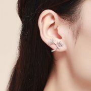 Clous d'Oreilles Style PANDORA Amour de pissenlit - SCE506