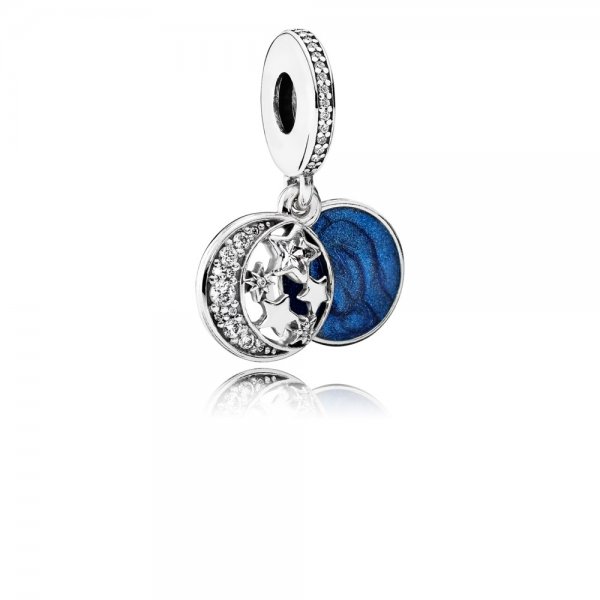 PANDORA - Charm Pendentif Ciel de Nuit Vintage - 791993CZ