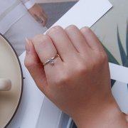 Bague de style Pandora avec empreinte de chien - SCR892