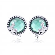 Clous d'Oreilles Style PANDORA Amour de sirène - SCE383
