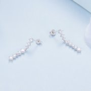 Boucles d'oreilles à pompons style Pandora - BSE870