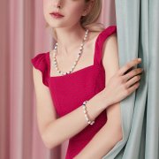 Bracelet en perles arc-en-ciel de style Pandora - BSB074