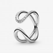 Pendentif PANDORA Enveloppé Ouvrir Infinity - 188882C02