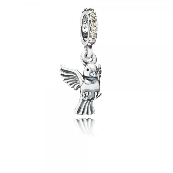 PANDORA - Colombe de paix, cz ocrée - 791394CCZ - Charms