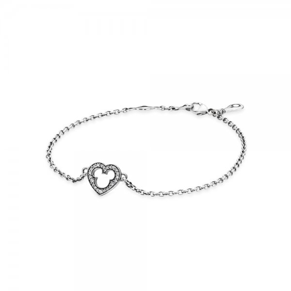 PANDORA - Disney, Silhouette de Mickey - 590512CZ - Bracelets