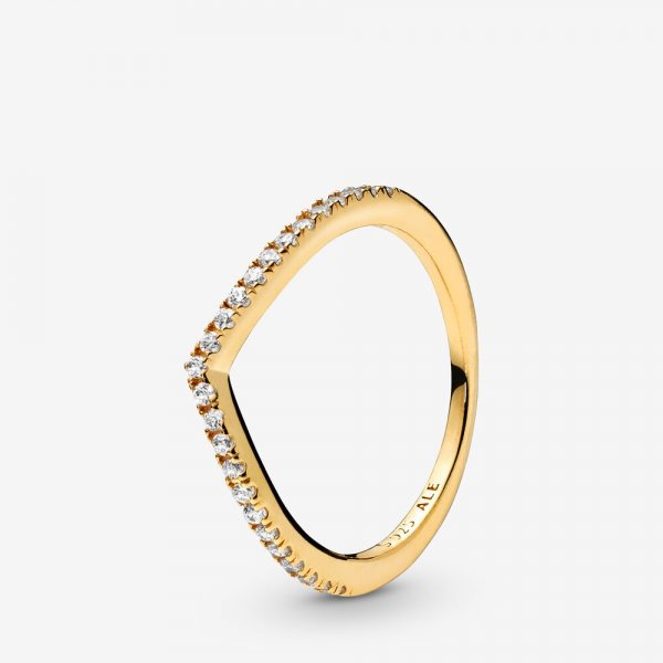 Bague PANDORA Shine Wishbone pétillant 166316CZ