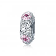 Charm espaceur Style PANDORA Fleur de prunier - BSC152