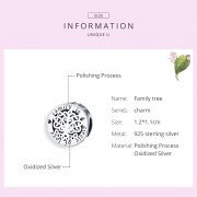 Charm Style PANDORA Arbre généalogique étincelant - SCC1324