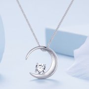 Collier lune de style Pandora - BSN311