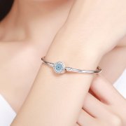 Bracelet Jonc Style PANDORA Eyeil gardien - SCB012