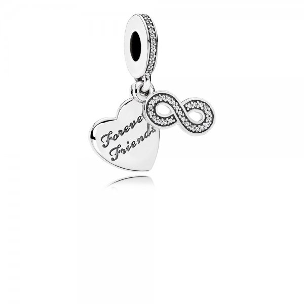 PANDORA - Charm Pendentif Amitié éternelle - 791948CZ