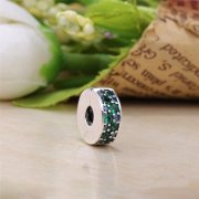 PANDORA - Clip élégance Brillante Mosaïque Turquoise - 791817MCZMX