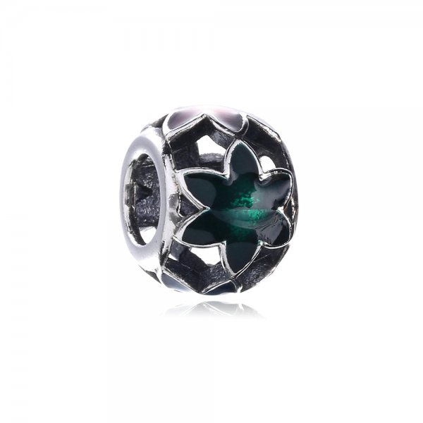PANDORA - Charm Feuille Vert - PD0044-1