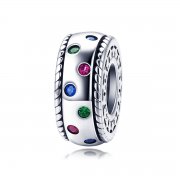 Charm espaceur Style PANDORA Moment de la première rencontre - SCC1005