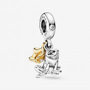 Charm Pendant PANDORA Shine Disney Princesse Tiana Grenouille Prince 768235CZ