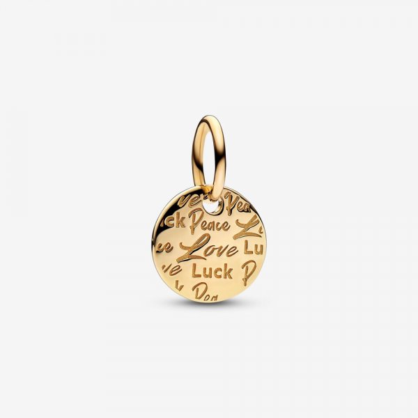 PANDORA Charm Pendentif Paix, Amour & Chance - 752329C00