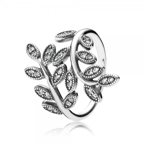 Bague Pandora 190921CZ - Bague Feuilles Etincelantes 