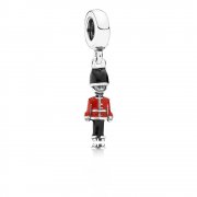 PANDORA - Garde mon cœur, émail noir et rouge - 791513ENMX