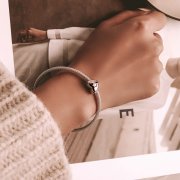 Charm Pandora Style Double Couleur Amour - BSC566