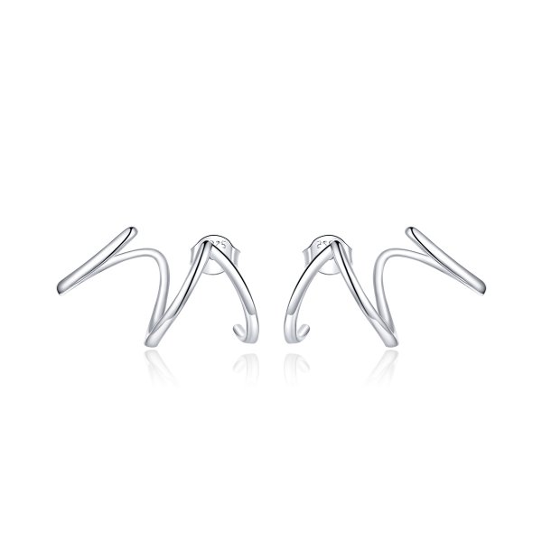 Clous d'Oreilles Style PANDORA Ligne simple - SCE986
