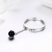 Bague Ouverte Style PANDORA Larmes de fleurs - SCR314
