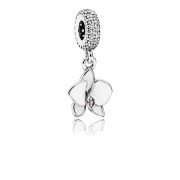 PANDORA - Charm Pendentif Orchidée Blanche - 791554EN12