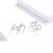 Clous d'Oreilles Style PANDORA Ligne simple - SCE986