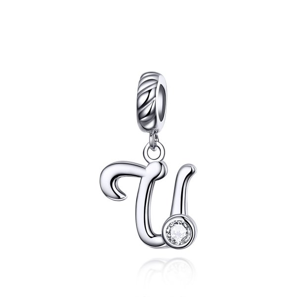 Charm Pendant Style PANDORA Lettre U - SCC1183-U