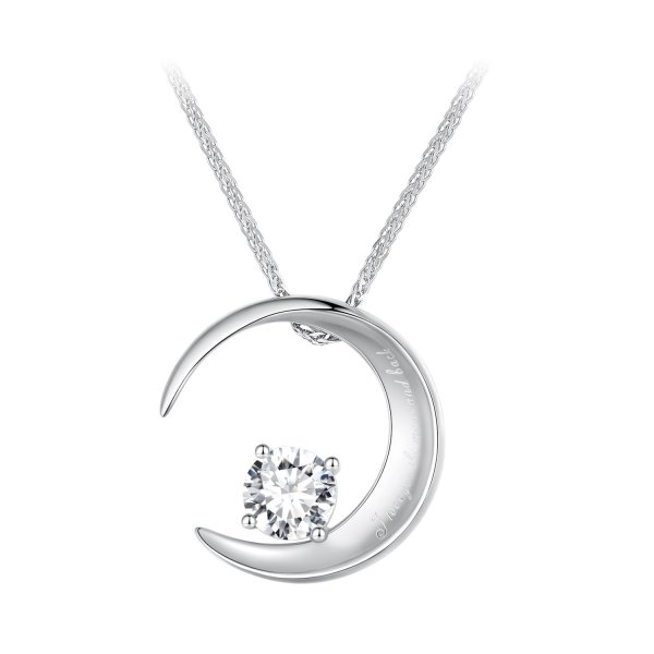 Collier lune de style Pandora - BSN311