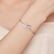 Bracelet à chaîne style Pandora avec l'
