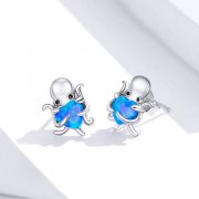 Clous d'Oreilles Style PANDORA Belle pieuvre - SCE881