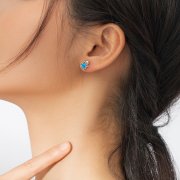 Clous d'Oreilles Style PANDORA Belle pieuvre - SCE881