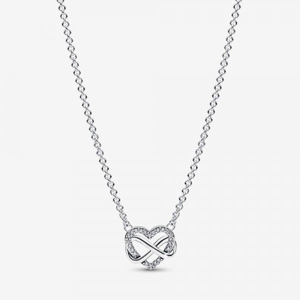 Collier Pandora Sparkling Infinity Heart - 392666C01-50