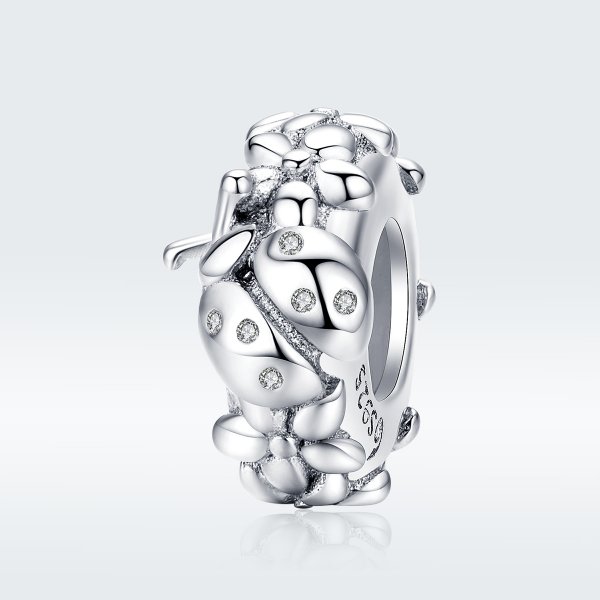Charm espaceur Style PANDORA Coccinelle - BSC112