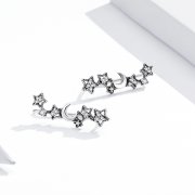 Clous d'Oreilles Style PANDORA étoiles et lune - SCE926