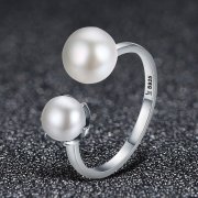 Bague Ouverte Style PANDORA Amoureux de l'amour - SCR192