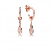 Pendants d'Oreilles Moderne LovePods™, PANDORA Rose™ - 287357CZ