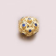 PANDORA - Trésor de l'océan, topaze traitée bleu foncé - 750817TPP