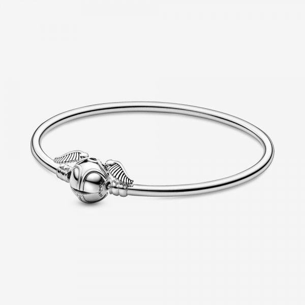 Bracelet Jonc Fermoir Harry Potter, Vif d'Or, Pandora Moments 598619C00