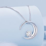 Collier lune de style Pandora - BSN311