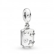 Charm pendant PANDORA Valise en Argent 797887EN160