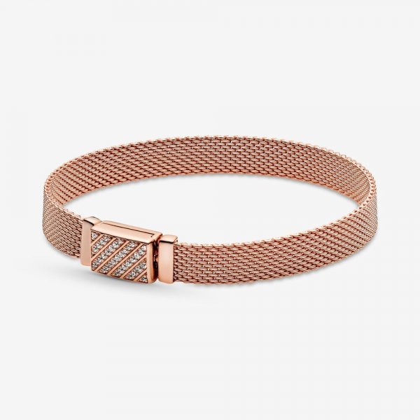 Bracelet Pandora Reflexions à fermoir long pavé - 589358C01