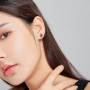 Clous d'Oreilles Style PANDORA Jolie petite fraise - SCE1034
