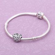PANDORA - Dentelle miroitante, cz incolore - 791284CZ - Charms