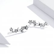 Clous d'Oreilles Style PANDORA étoiles et lune - SCE926