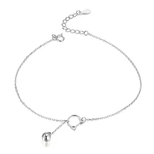 (image pour) Bracelet de cheville Chaton mignon et cloche - SCT003