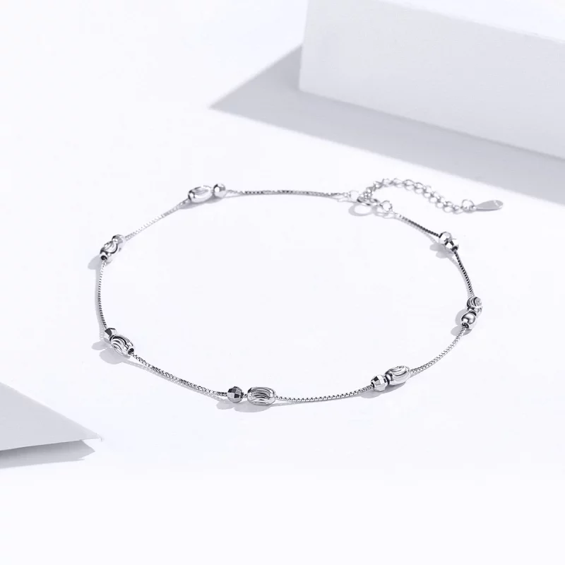 (image pour) Bracelet de cheville Petites Perles Rondes - SCT010 - Afficher 2