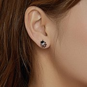 Clous d'Oreilles Style PANDORA Coccinelle - SCE972