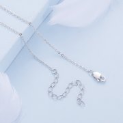 Collier Coeur Coloré de style Pandora - BSN320