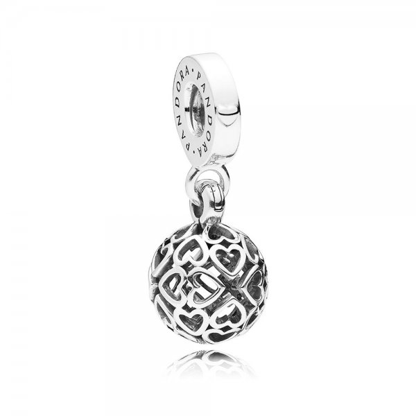 Charm pendentif Harmonie de Cœurs PANDORA France - 797255